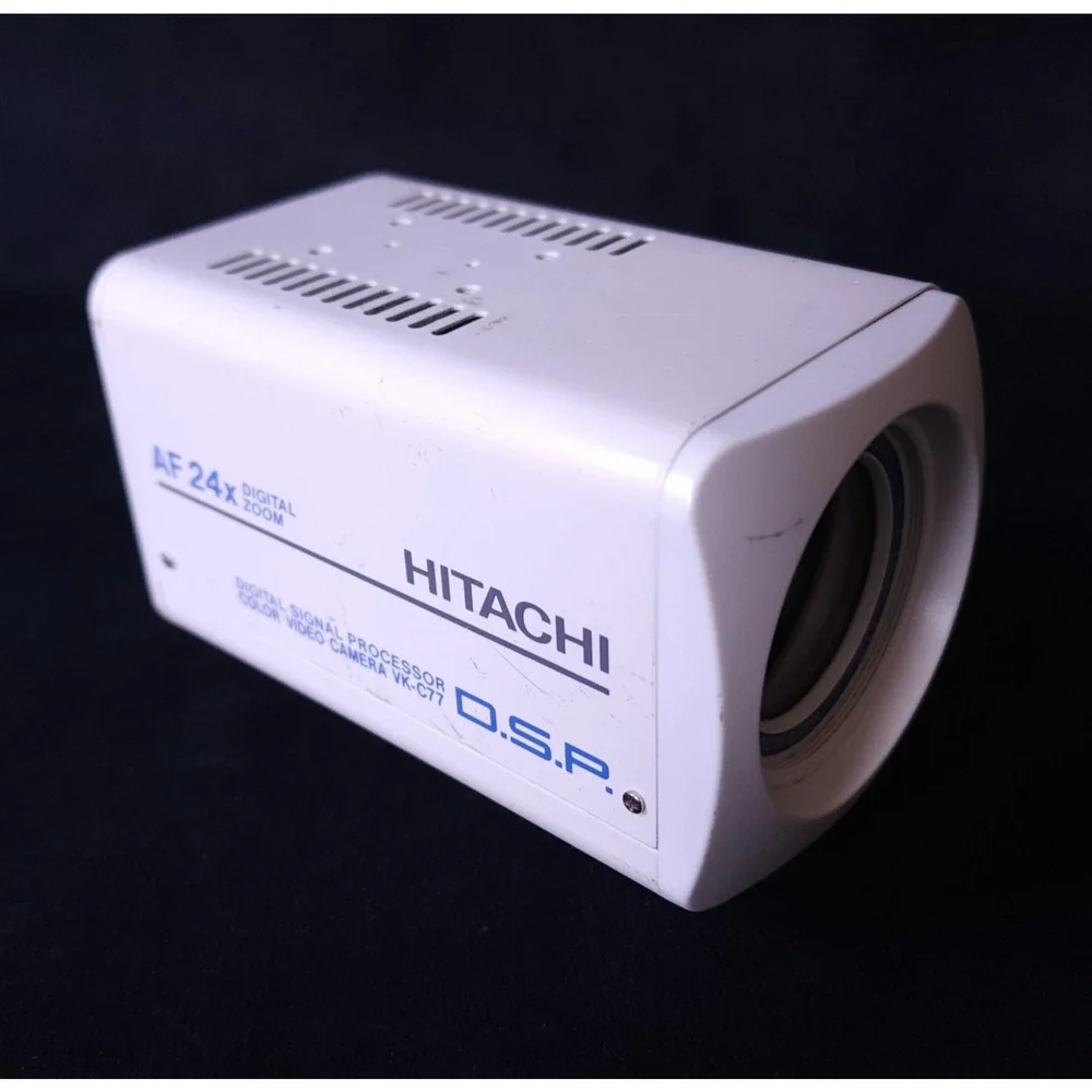 Hitachi VK-C77 Color Video Camera VK-C77U AF 24x Digital Zoom DSP Made in Japan
